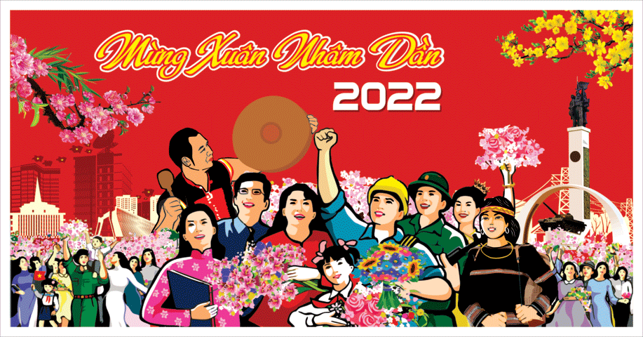 Mẫu tranh và khẩu hiệu tuyên truyền kỷ niệm 92 năm Ngày thành lập Đảng Cộng sản Việt Nam (3/2/1930 - 3/2/2022) và 47 năm chiến thắng Buôn Ma Thuột, giải phóng tỉnh Đắk Lắk (10/3/1975 - 10/3/2022).