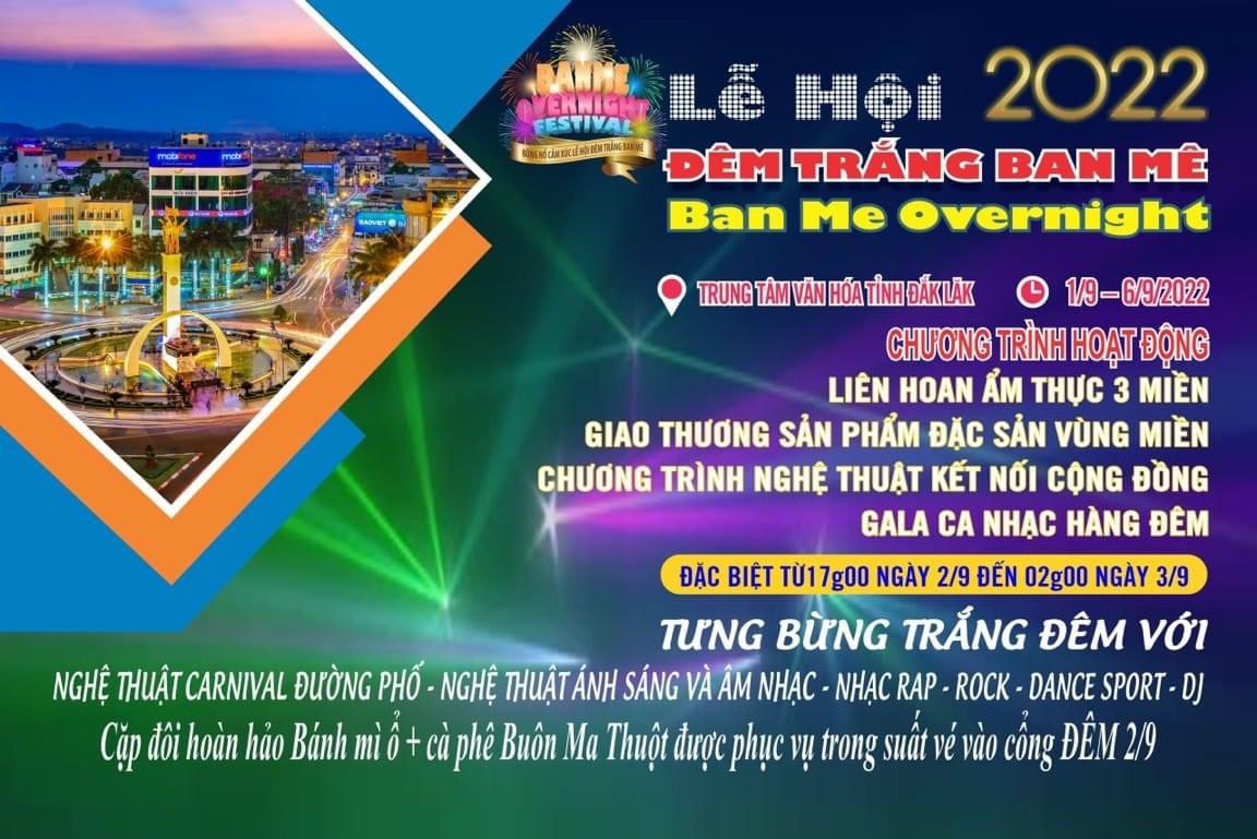 Lễ hội “Đêm trắng Ban Mê” năm 2022