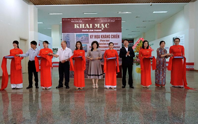 Triển lãm tranh “Ký họa kháng chiến”