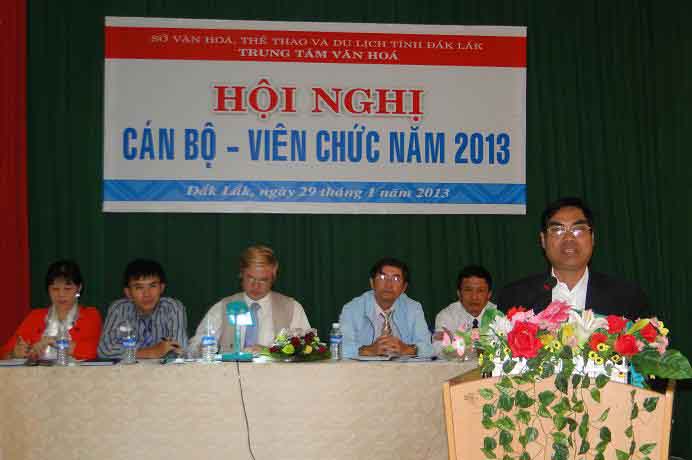 HỘI NGHỊ CÁN BỘ, VIÊN CHỨC TRUNG TÂM VĂN HÓA TỈNH NĂM 2013