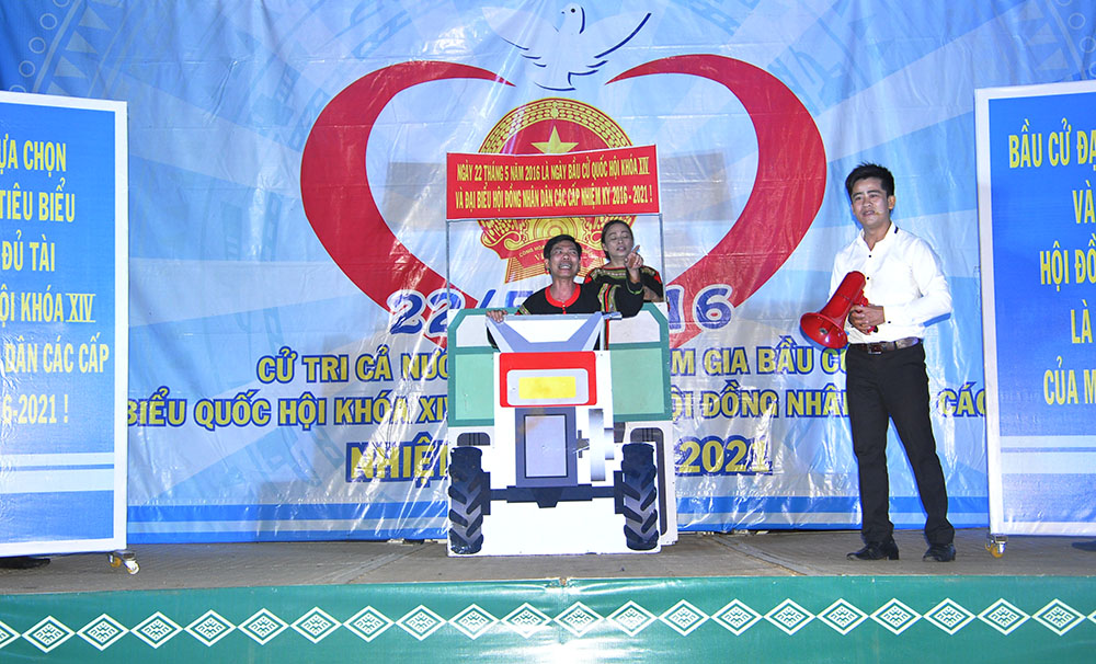 Tuyên truyền bầu cử đại biểu Quốc hội khóa XIV và HĐND các cấp nhiệm kỳ 2016-2021